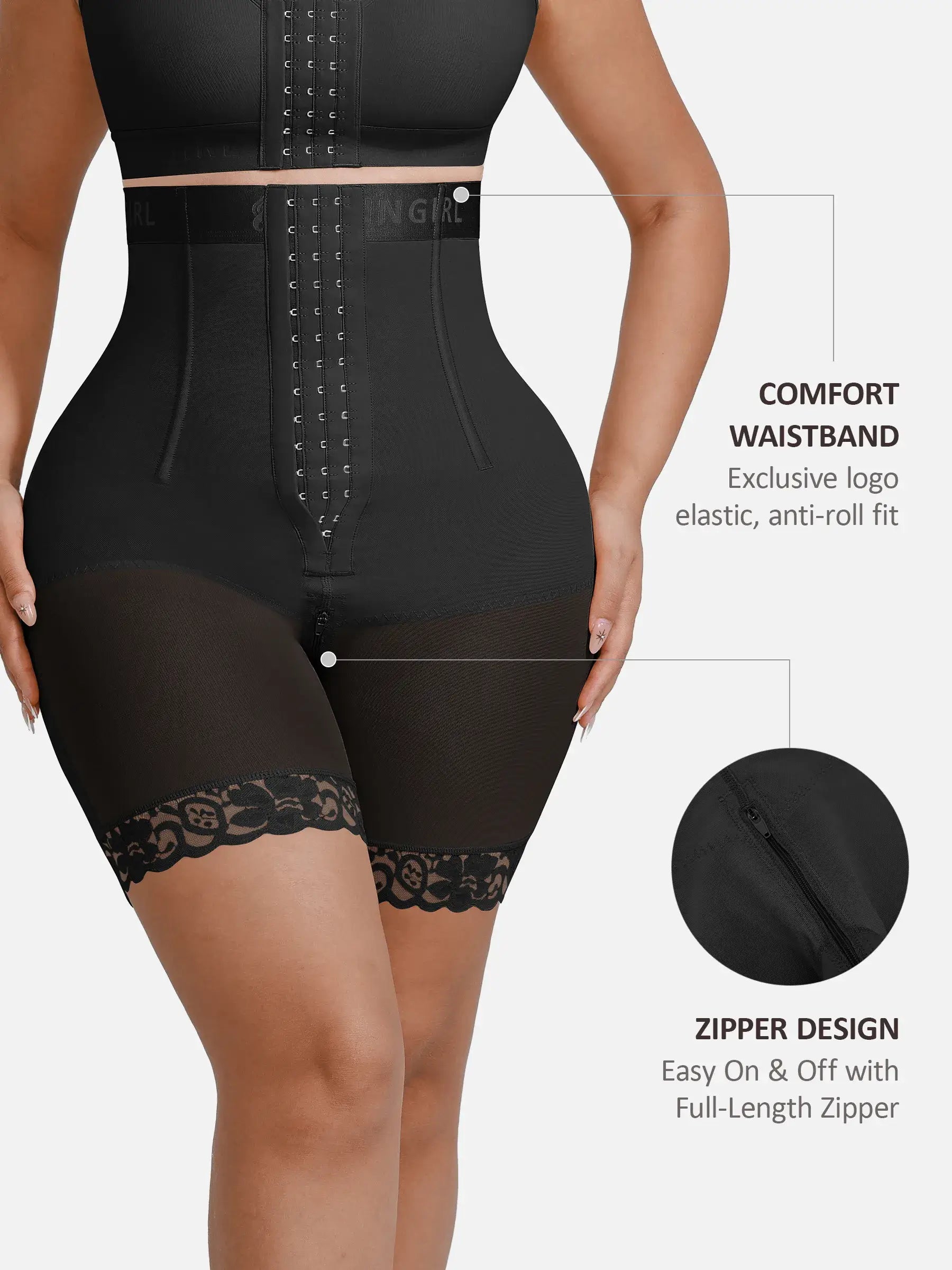 Neonwears Steel-Boned High-Waist Shaper