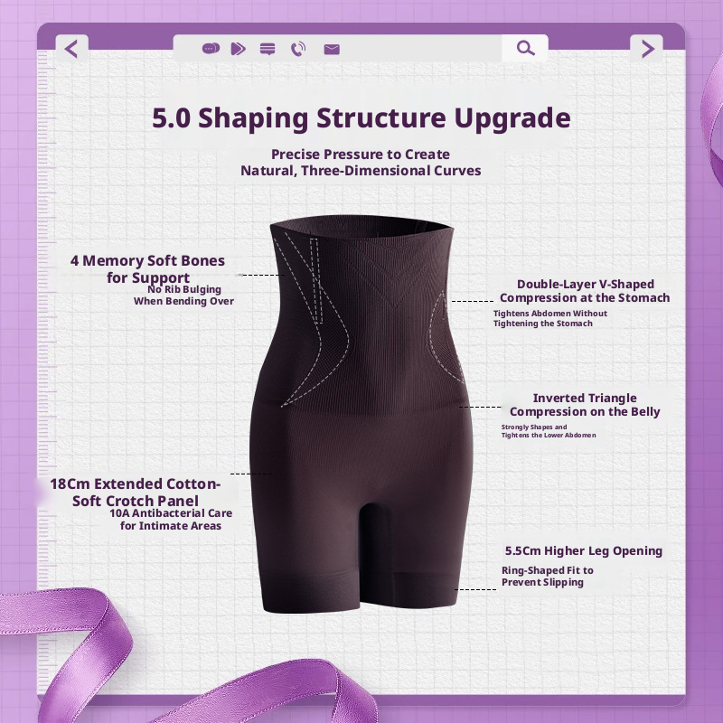 Anti-Gravity Tummy Control & Hip Lifting Pants, Women's Waist Shaping Body Shaper Shorts
