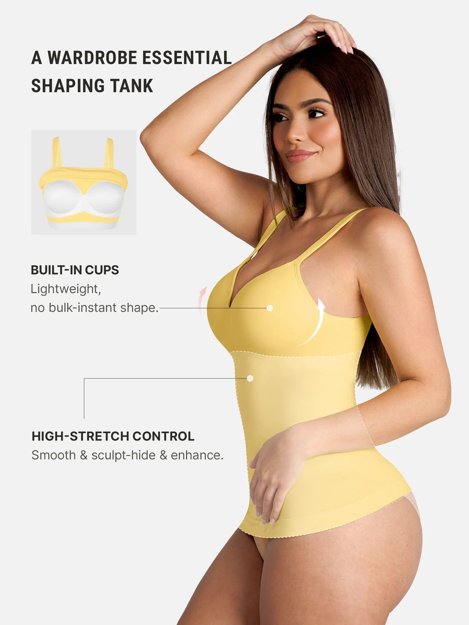 Neonwears Seamless Built-In Bra Cami Top