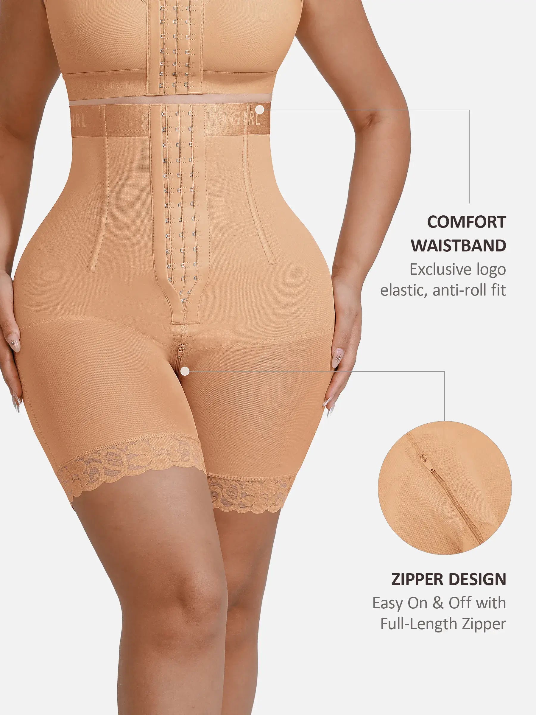 Neonwears Steel-Boned High-Waist Shaper