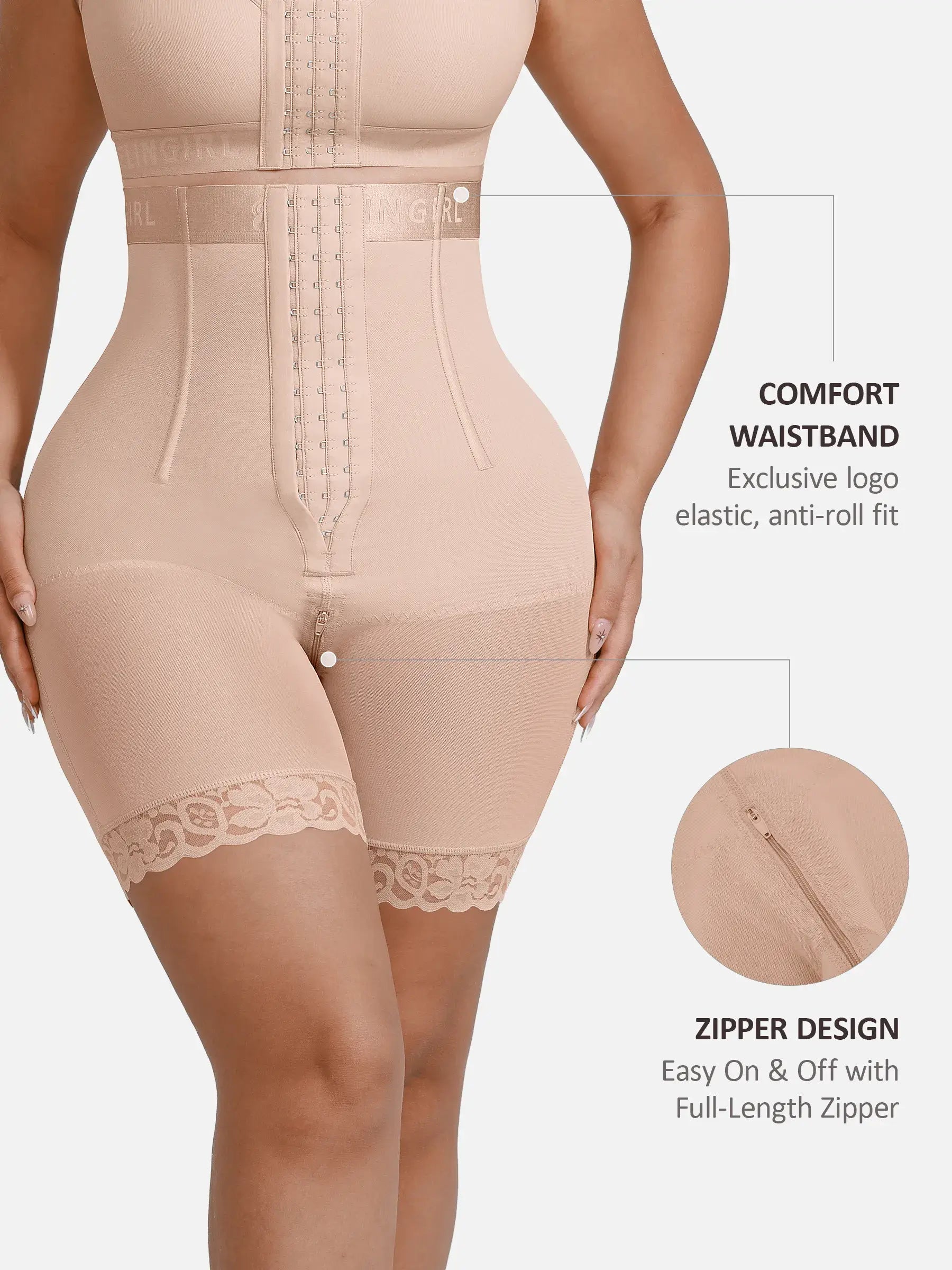 Neonwears Steel-Boned High-Waist Shaper