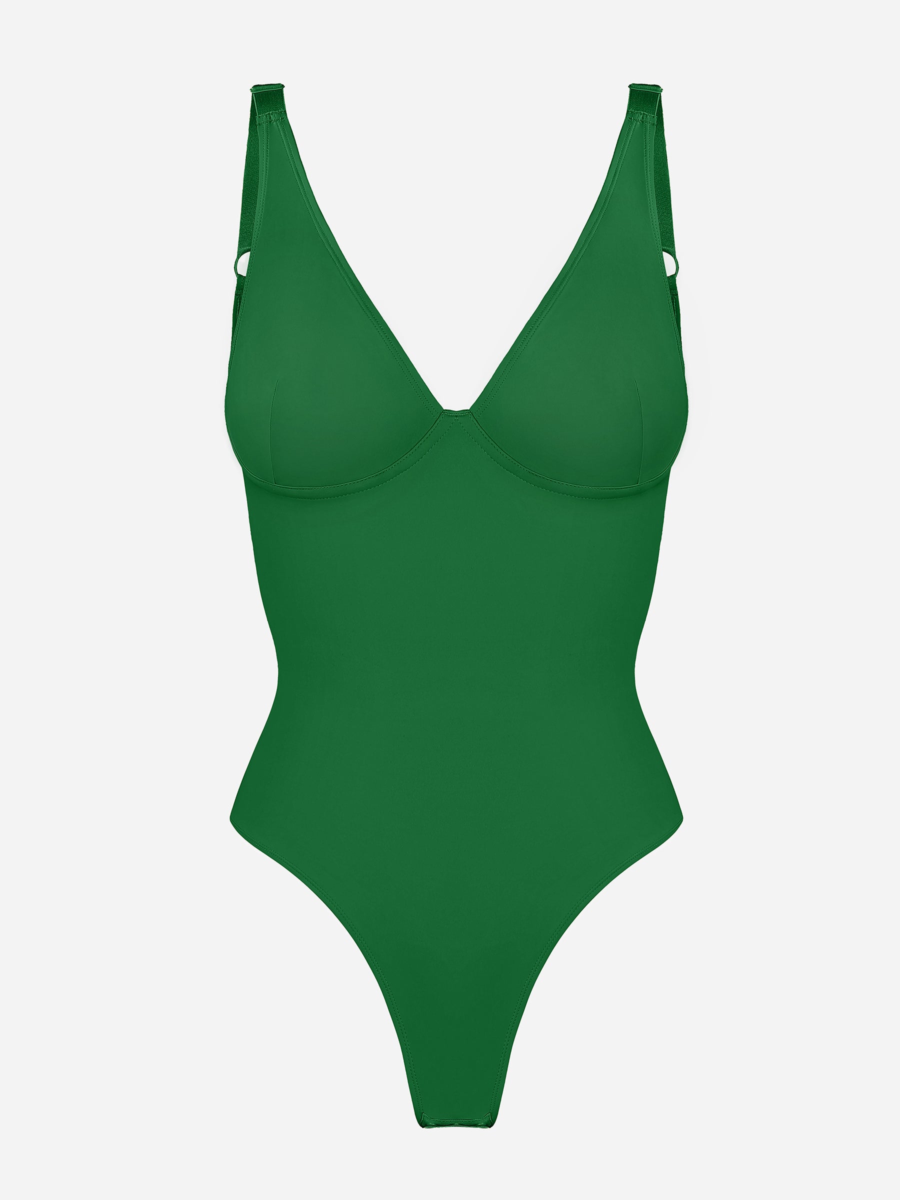 V-Neck Tummy Control Sculpt Bodysuit