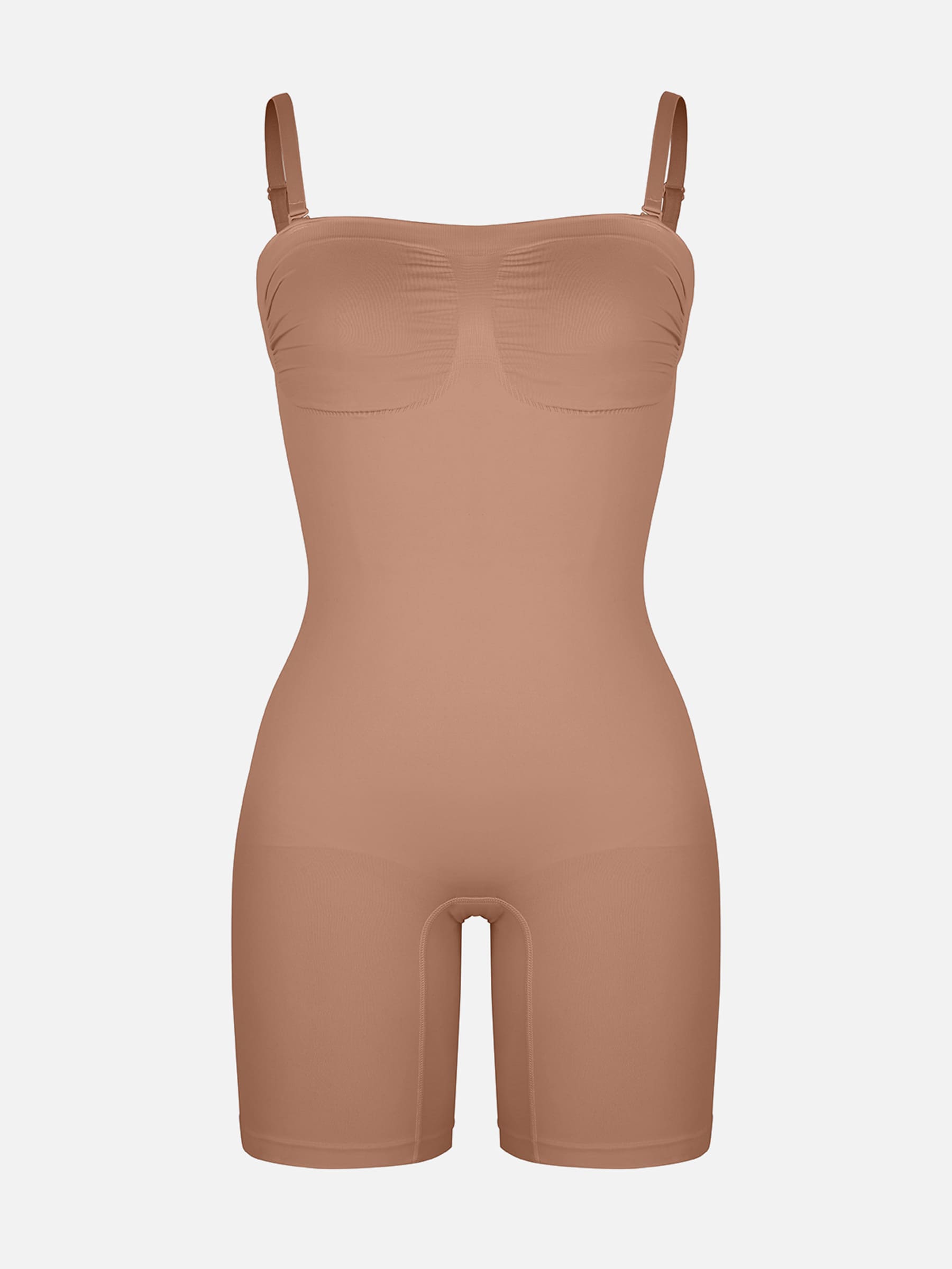 Neonwears Strapless Seamless Bodysuit with Removable Straps