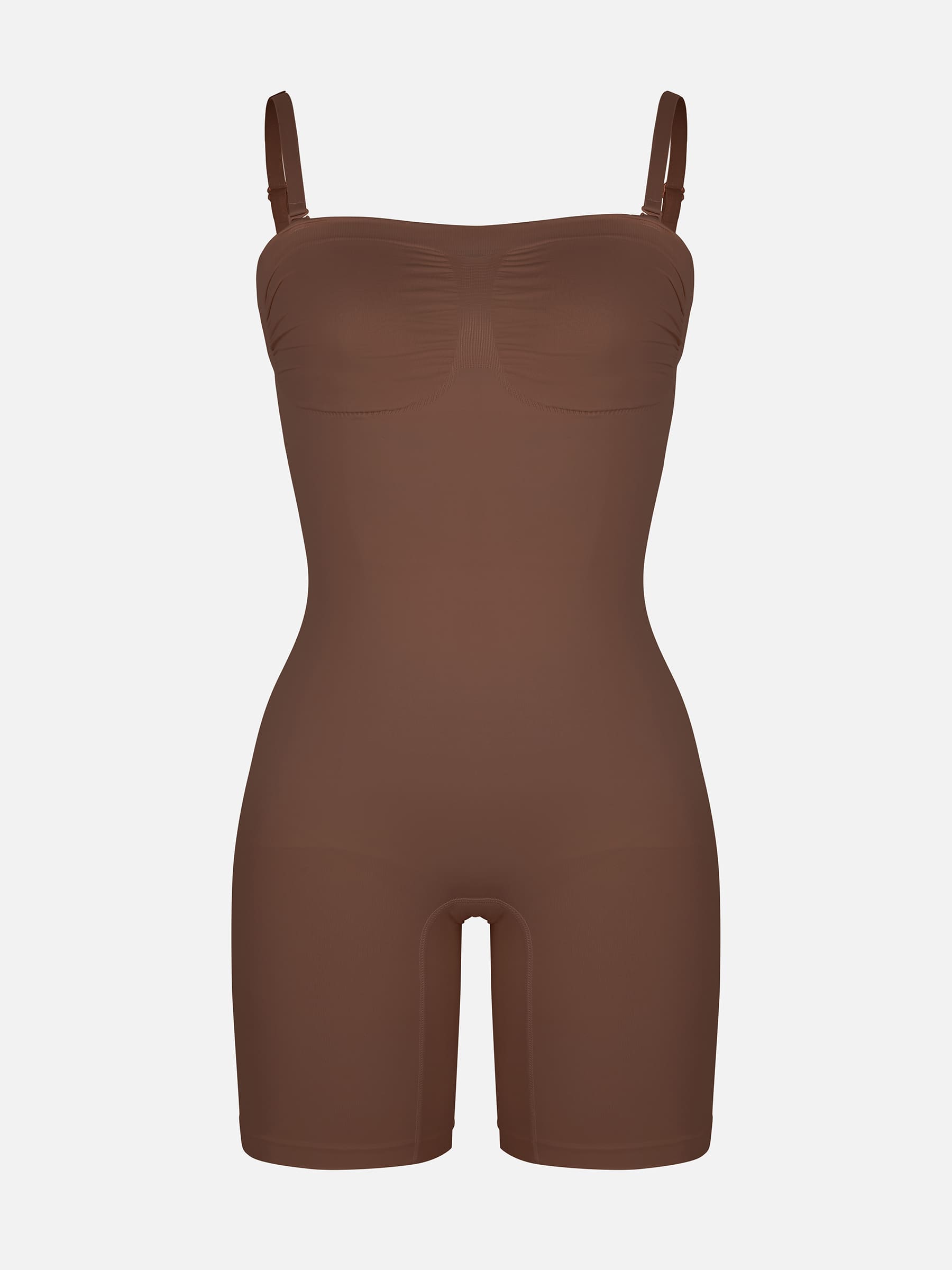 Neonwears Strapless Seamless Bodysuit with Removable Straps