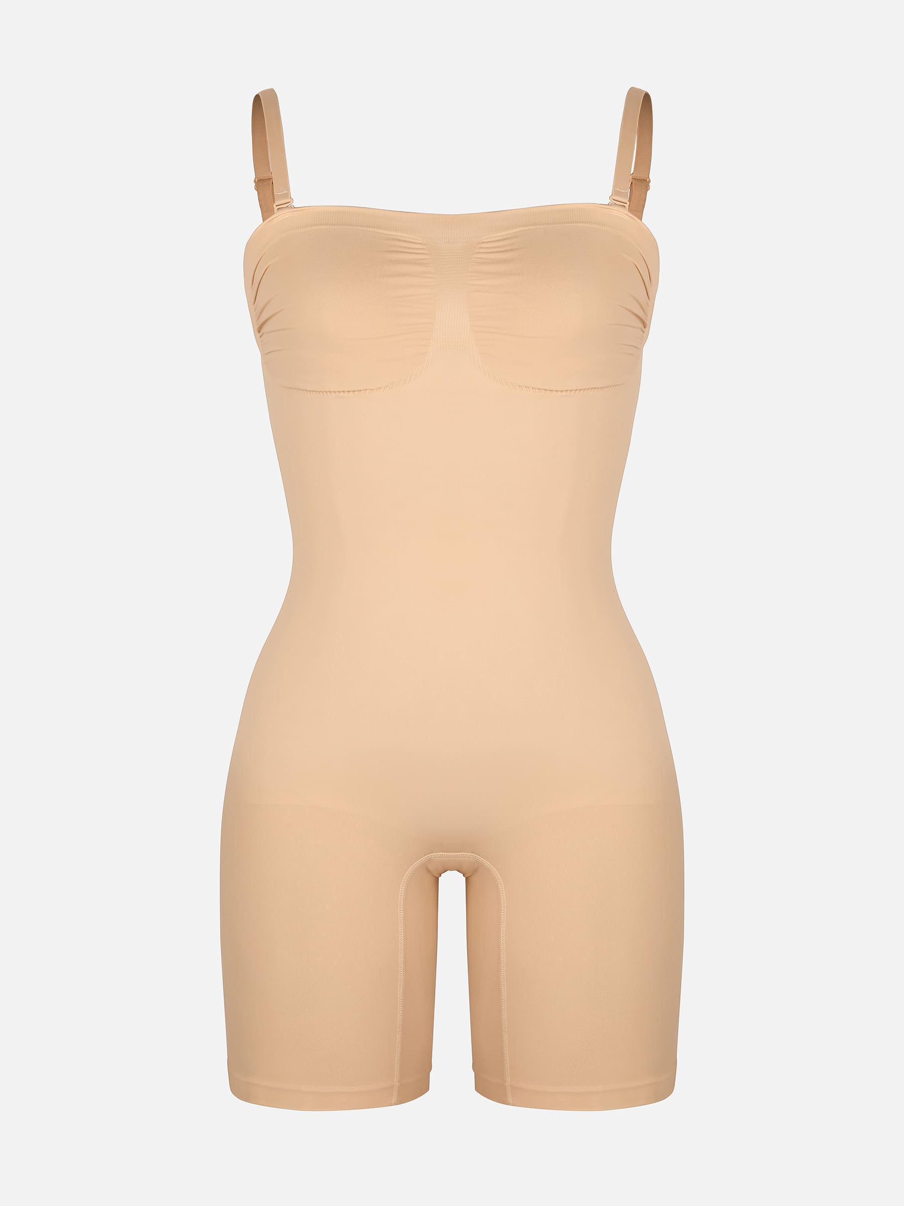 Neonwears Strapless Seamless Bodysuit with Removable Straps
