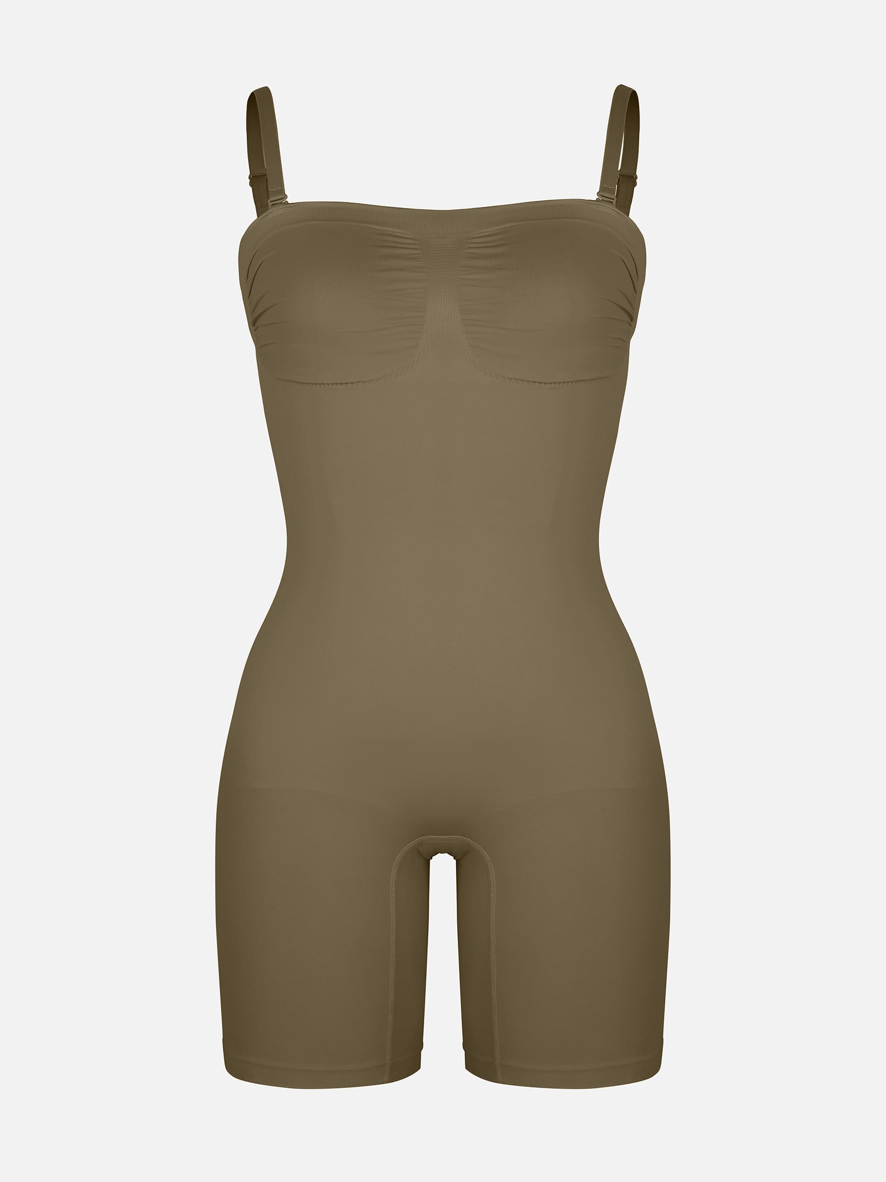 Neonwears Strapless Seamless Bodysuit with Removable Straps