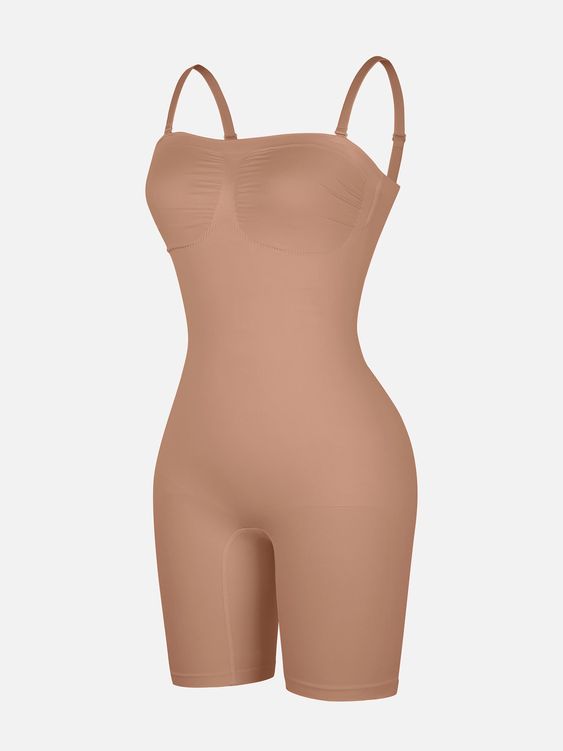Neonwears Strapless Seamless Bodysuit with Removable Straps