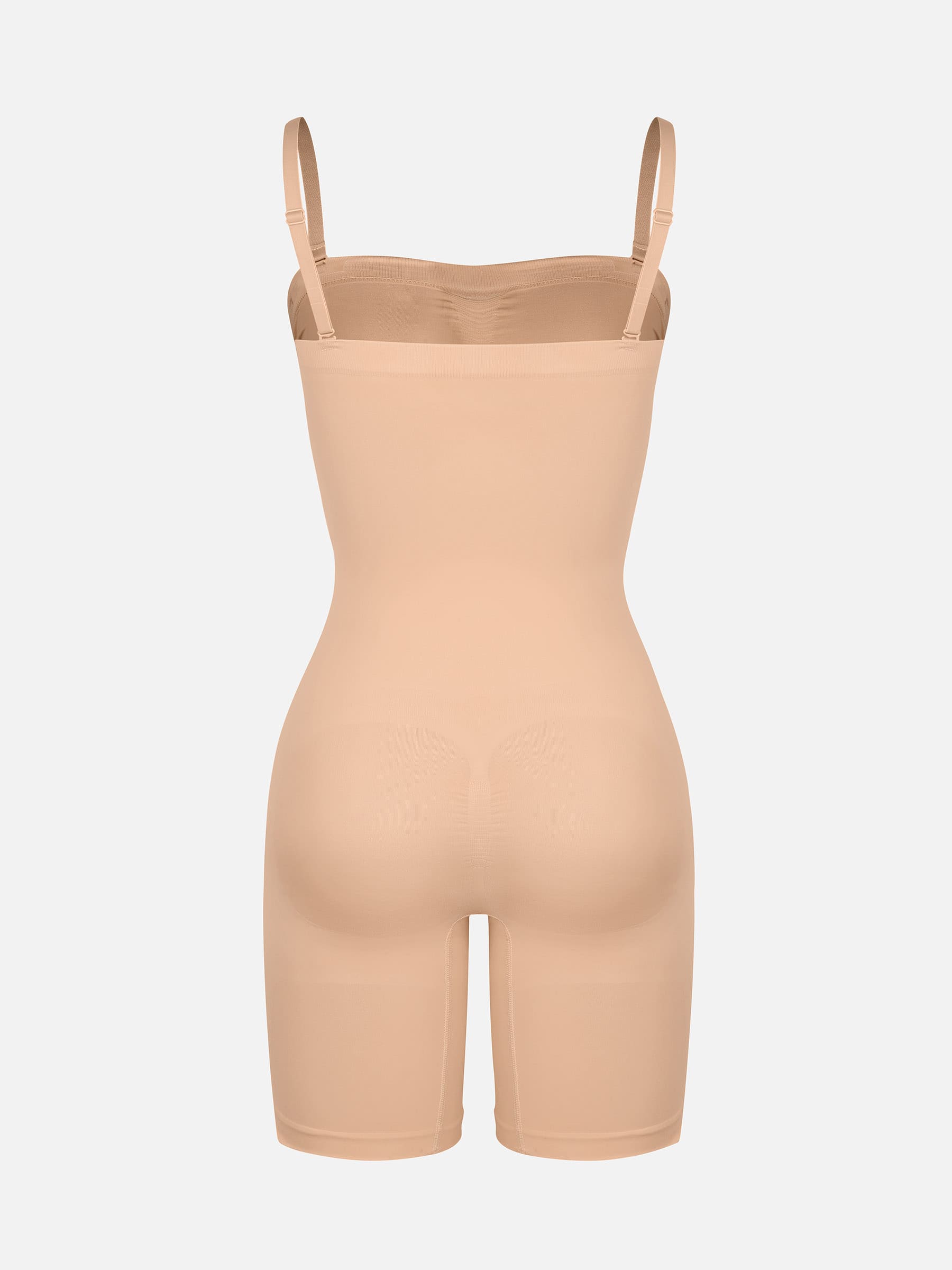 Neonwears Strapless Seamless Bodysuit with Removable Straps