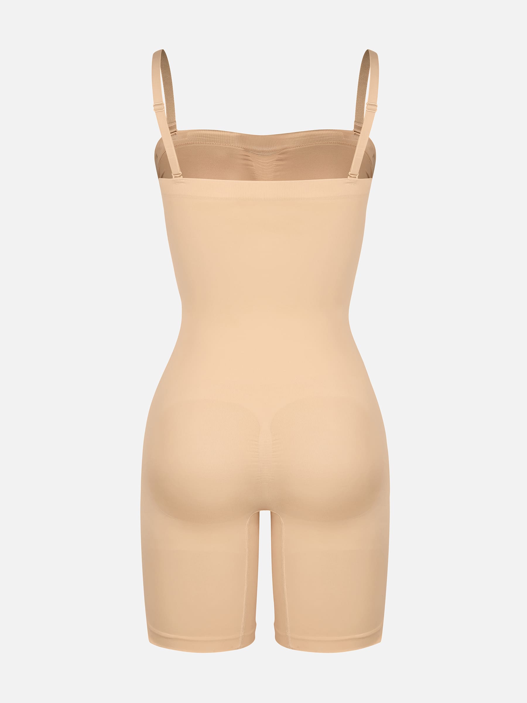 Neonwears Strapless Seamless Bodysuit with Removable Straps