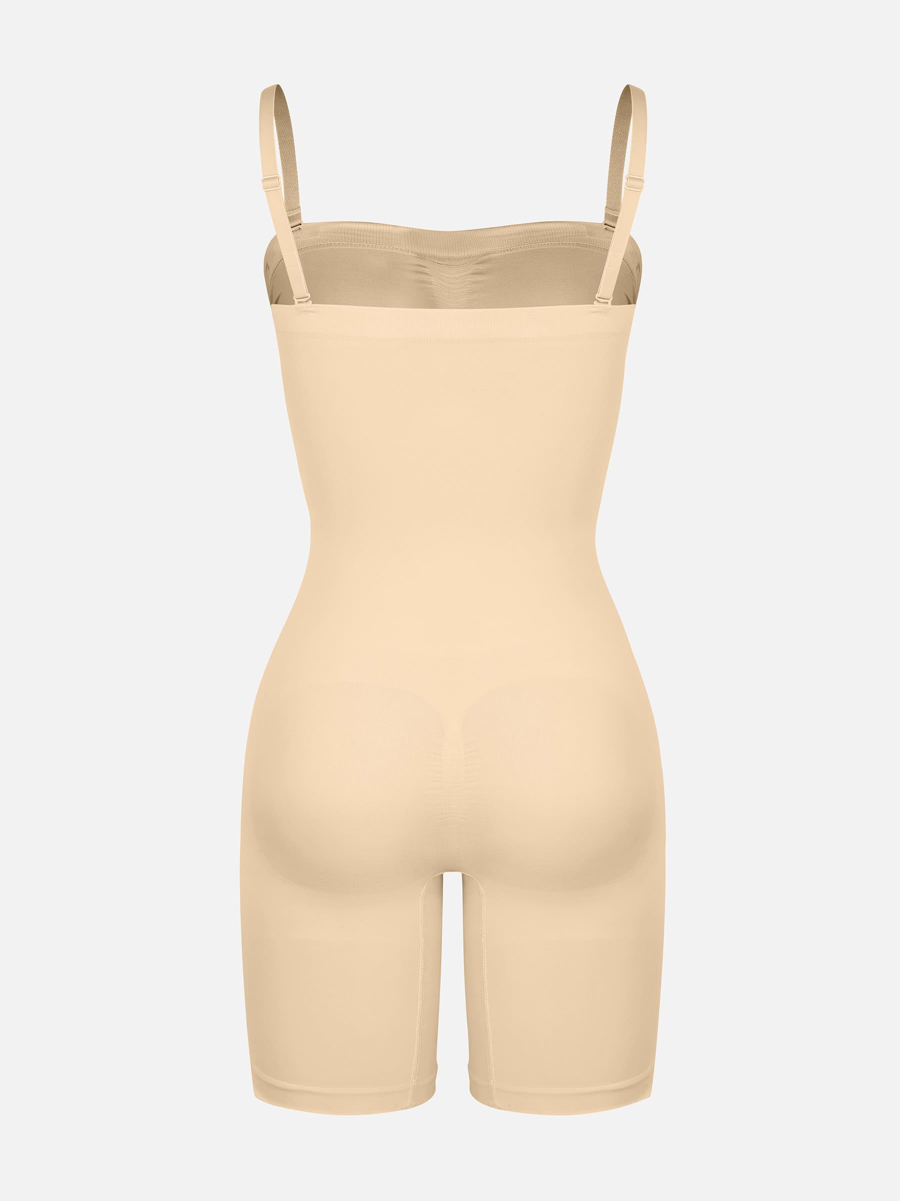 Neonwears Strapless Seamless Bodysuit with Removable Straps
