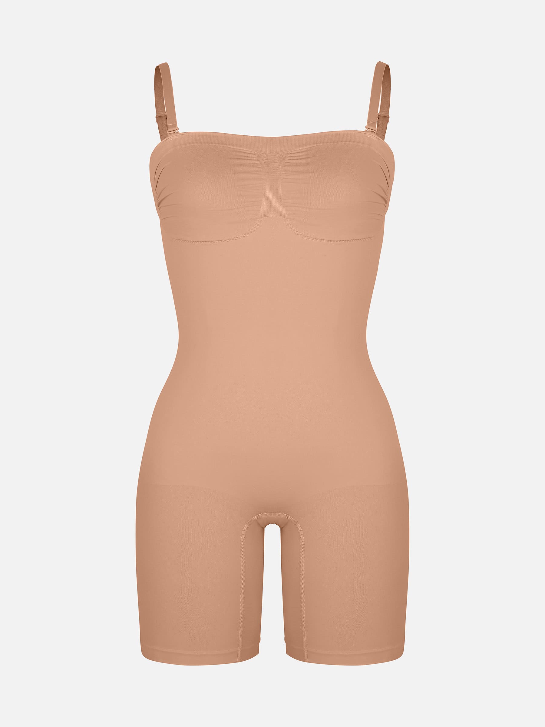 Neonwears Strapless Seamless Bodysuit with Removable Straps
