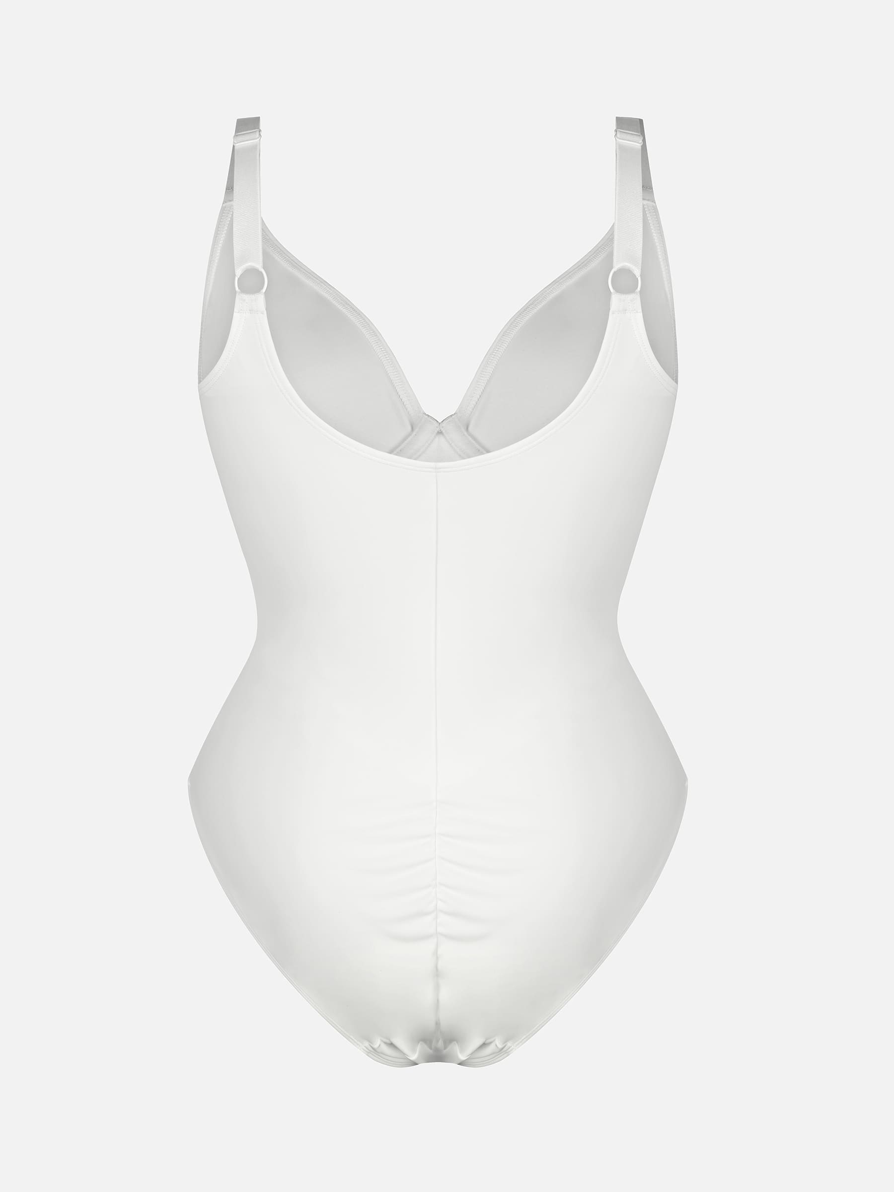 Neonwears V Neck Adjustable Straps Tummy Control  Bodysuit