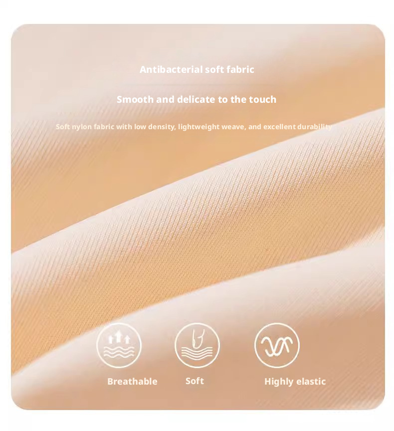 Women's Ice Silk Seamless High-Waisted Boyshorts, Hip Lifting & Hip Slimming, Graphene Breathable Safety Shorts with Pure Cotton Crotch