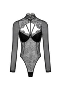 Hatsie Lace Long Sleeve Jumpsuit