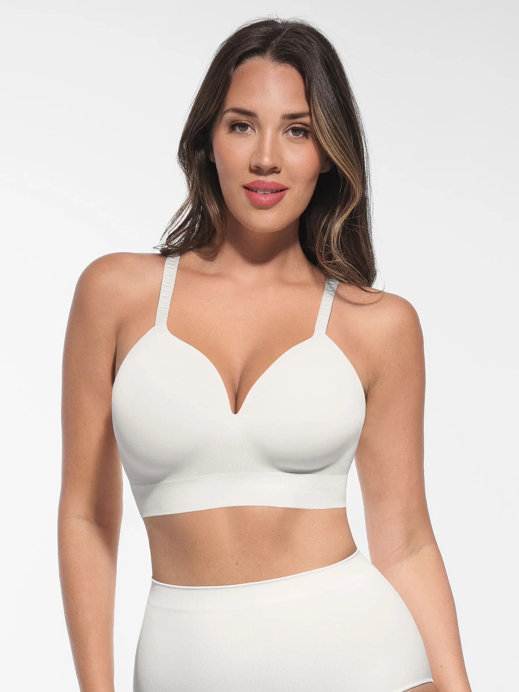 Neonwears Wireless Adjustable Push-Up Full Coverage Bra
