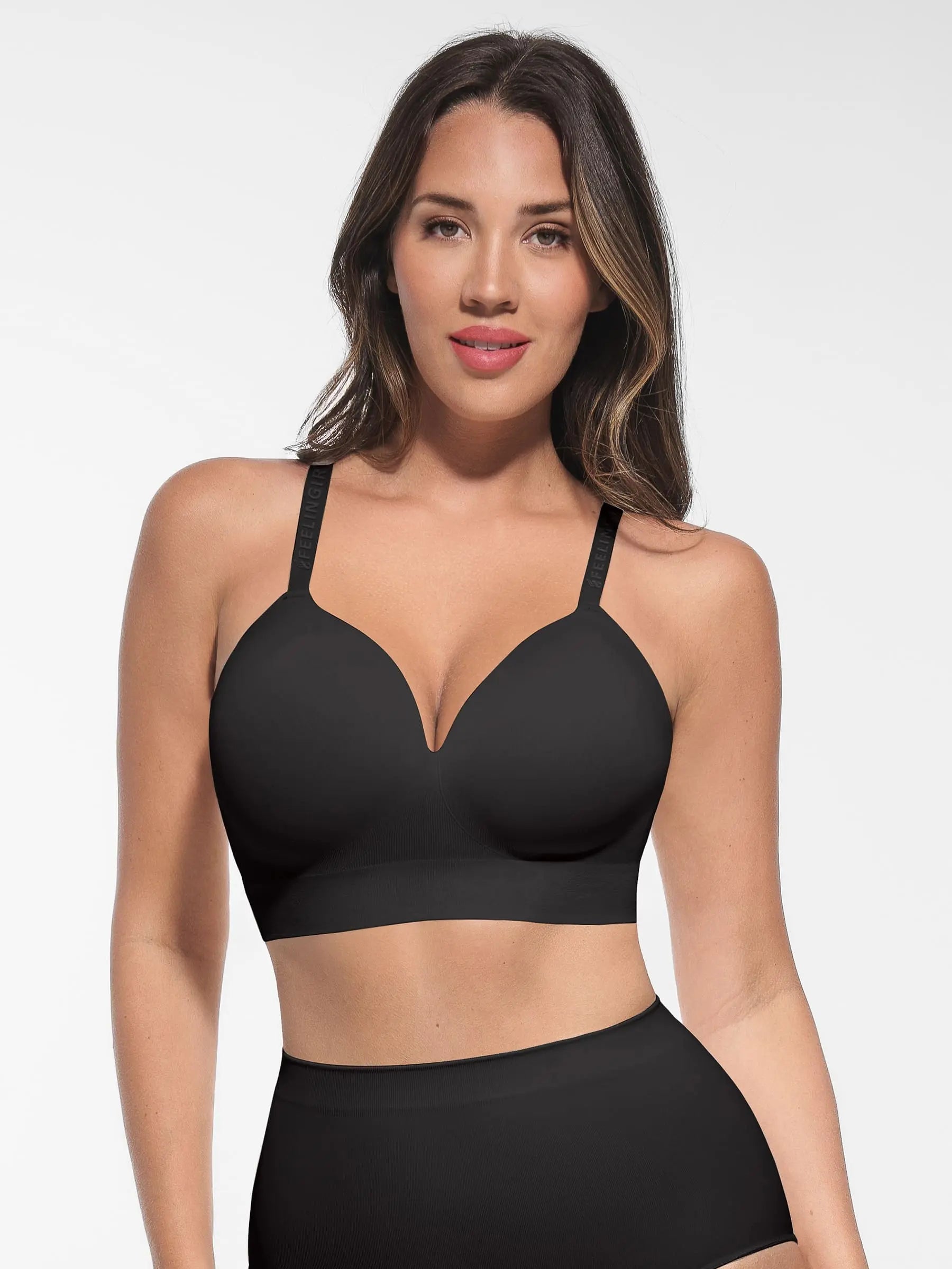 Neonwears Wireless Adjustable Push-Up Full Coverage Bra