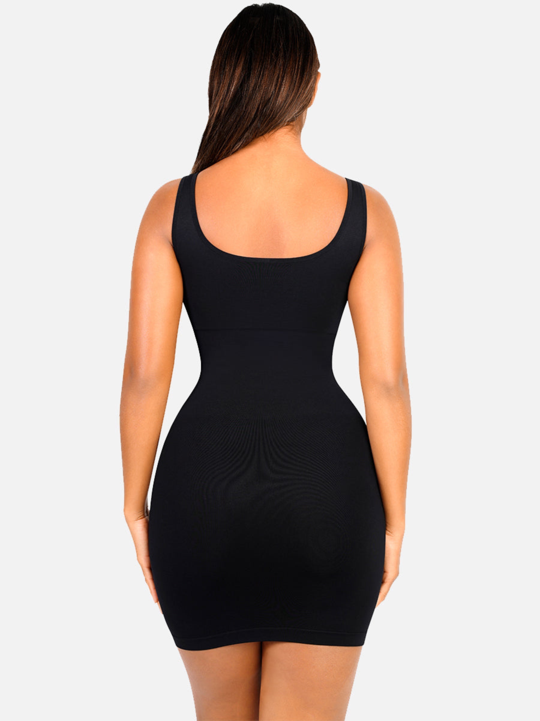 Neonwears Seamless Square Neck Shaping Dress
