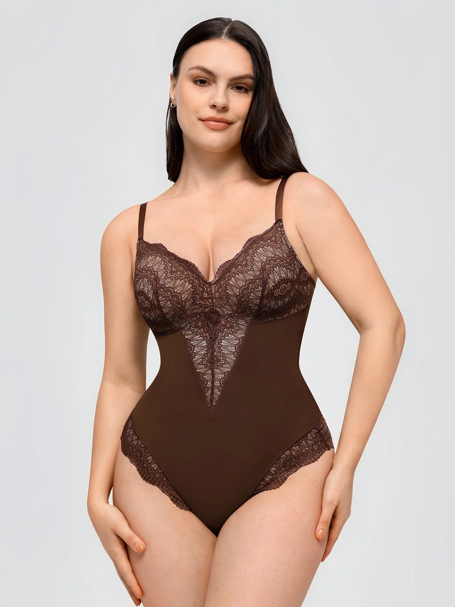 Lace Low Back Lace Bodysuit