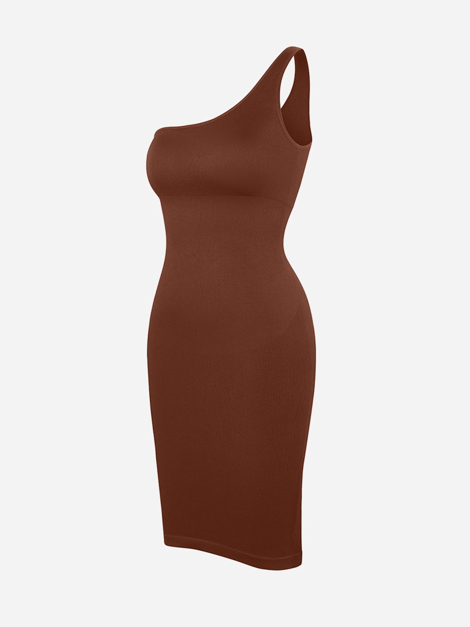 Neonwears One-Shoulder Shaper Dress with Built-In Bra