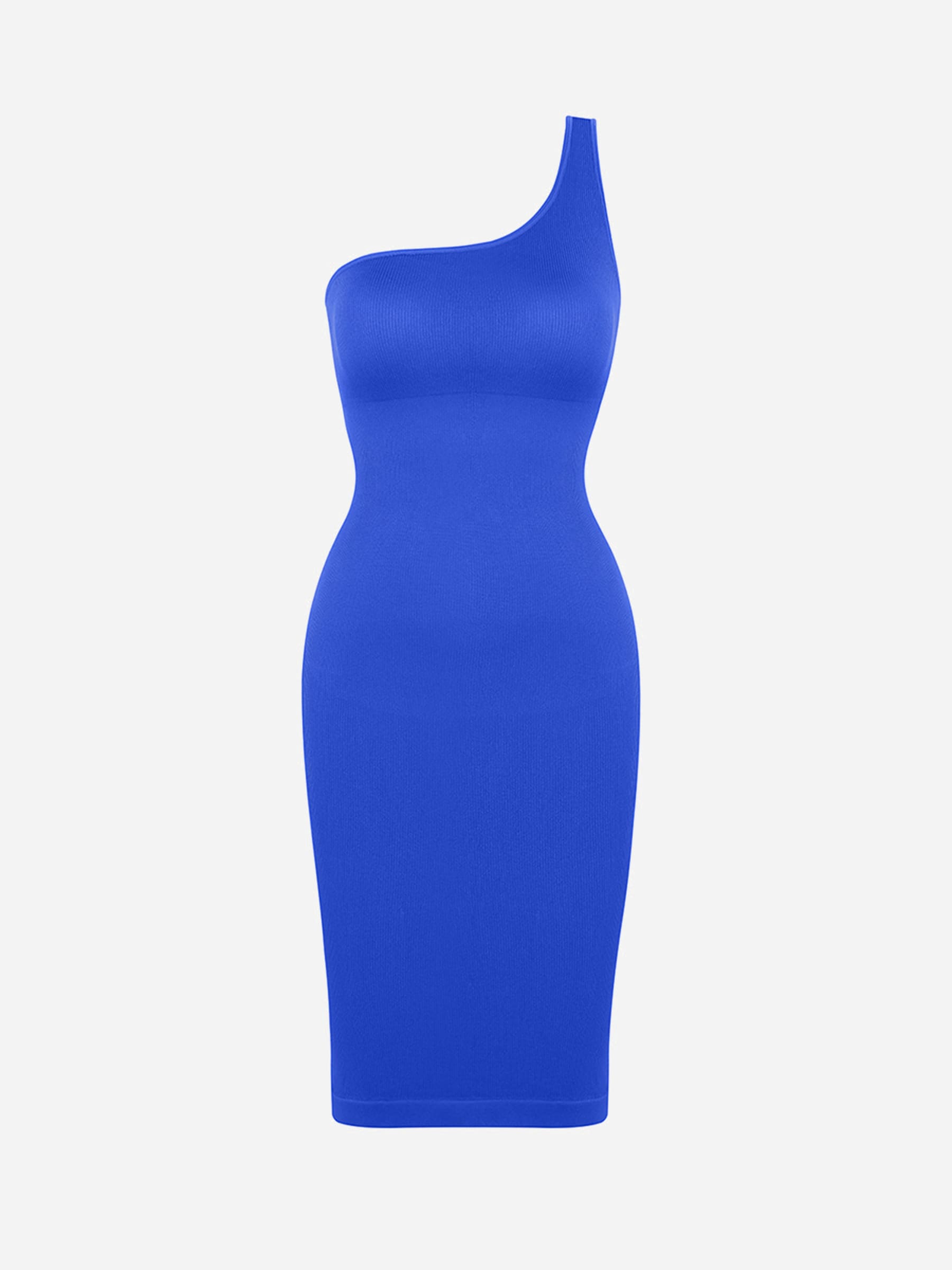 Neonwears One-Shoulder Shaper Dress with Built-In Bra
