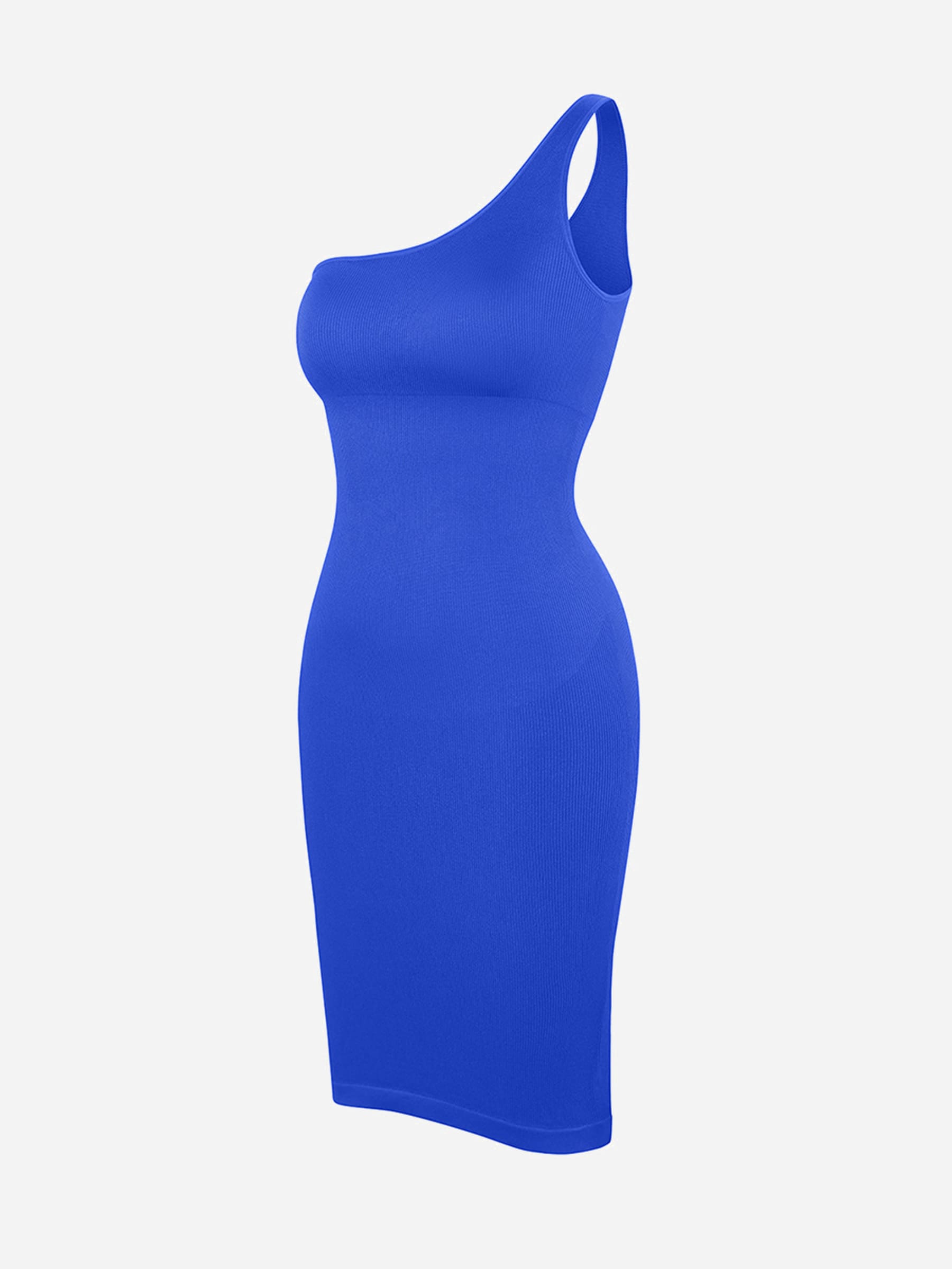 Neonwears One-Shoulder Shaper Dress with Built-In Bra