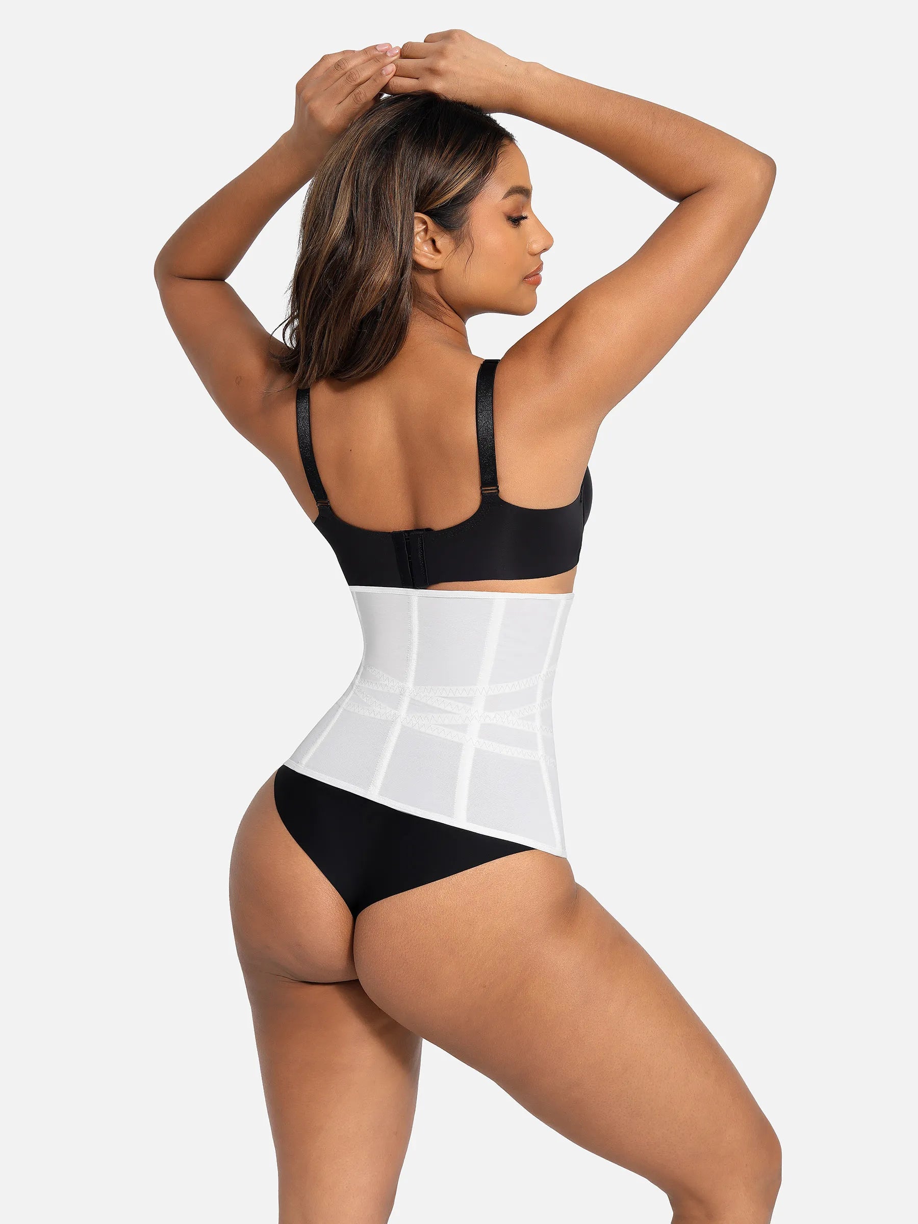 Neonwears Waist Trainer for Women ¨C Mesh Corset Body Shaper with Steel Bones
