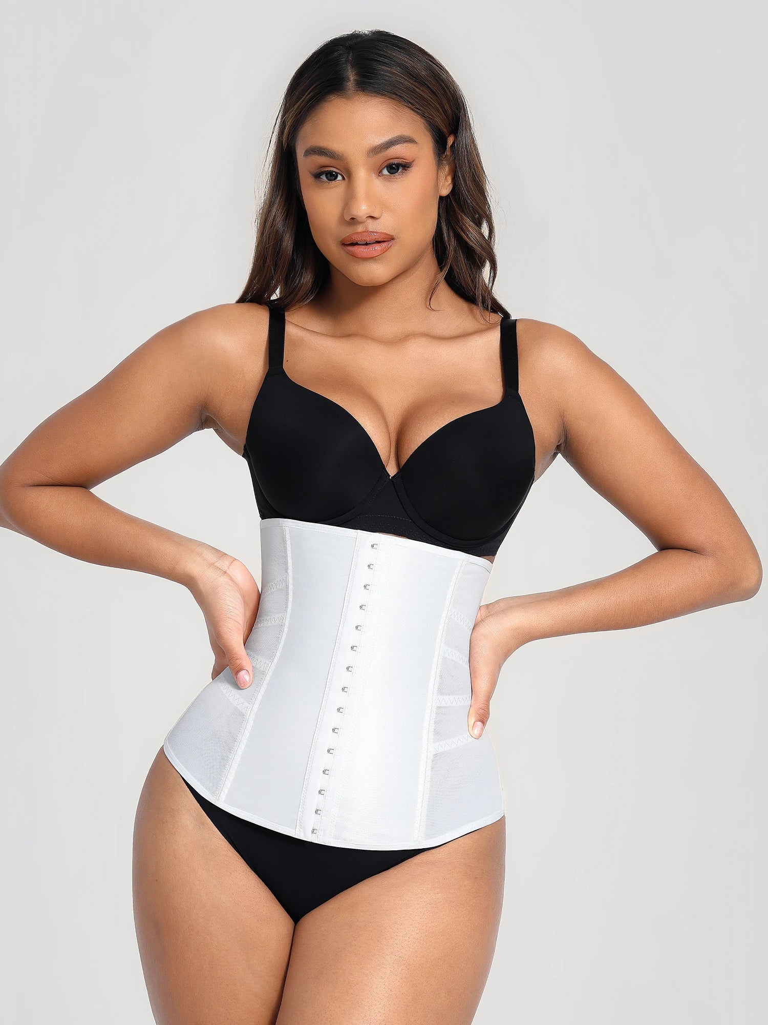 Neonwears Waist Trainer for Women ¨C Mesh Corset Body Shaper with Steel Bones