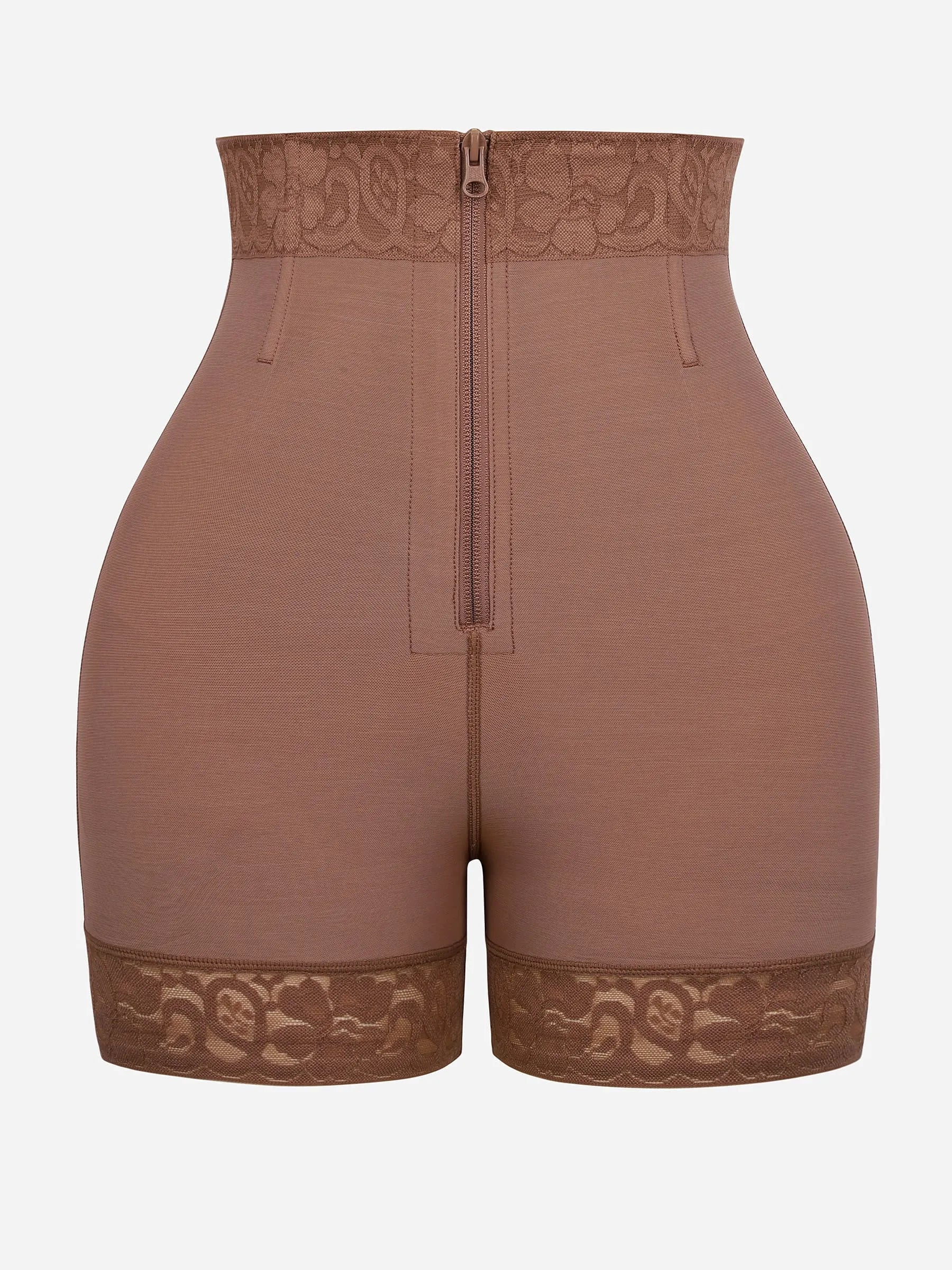 Neonwears Tummy Control Shaping Shorts Butt Lifter with Clasps and Zipper