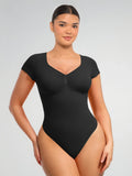 Neonwears Tummy Control Seamless Short-Sleeve Bodysuit
