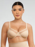 Neonwears Sheer Mesh Full Coverage Unpadded Underwire Bra