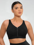 Neonwears Seamless Front-Opening Zipper Bra
