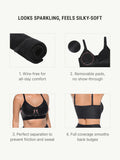 Neonwears Invisible Shimmer Wireless Comfort Bra & Panty