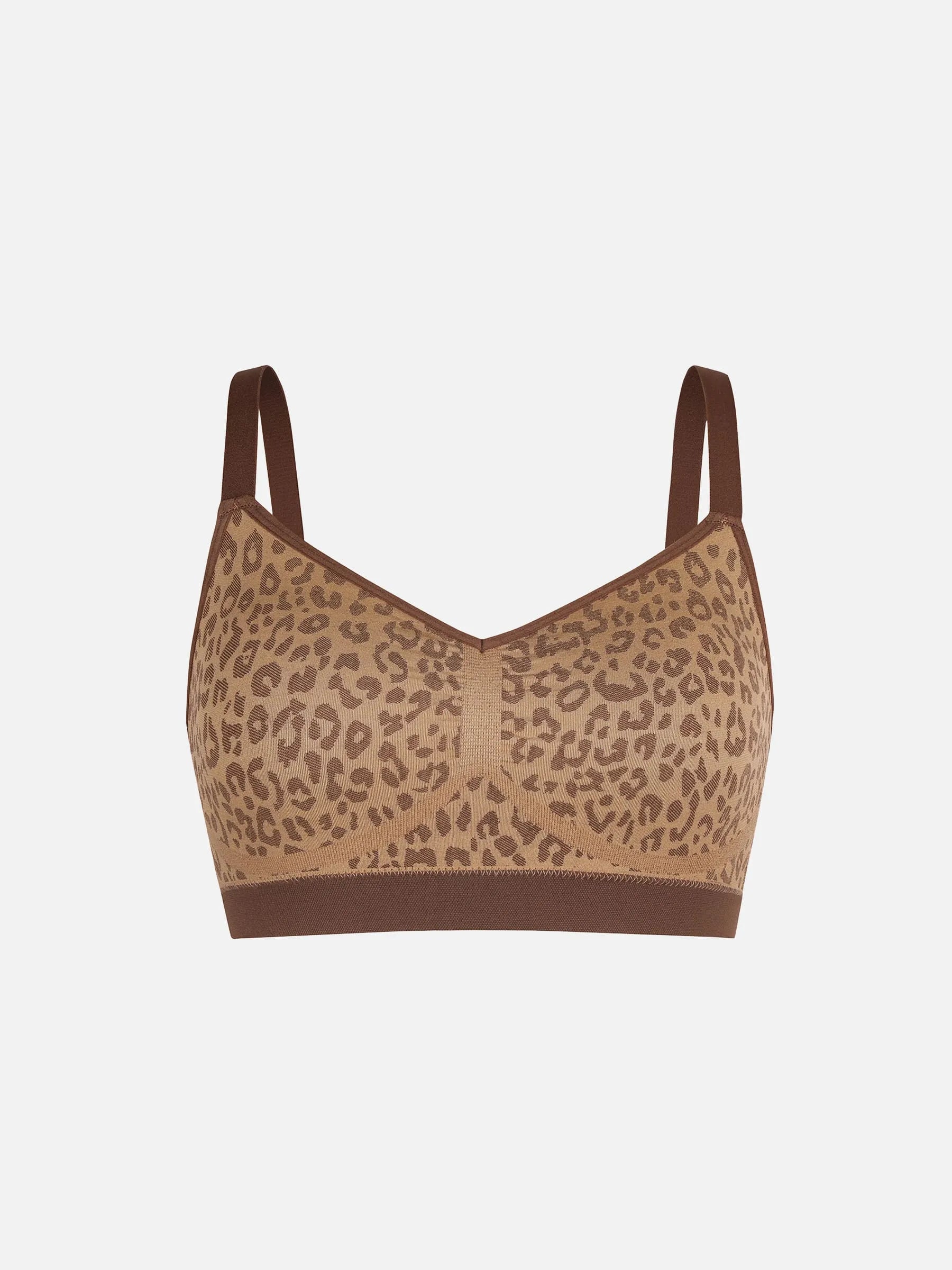 Neonwears Leopard Print Wireless Bra & Panty