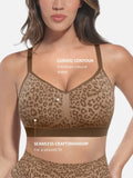 Neonwears Leopard Print Wireless Bra & Panty