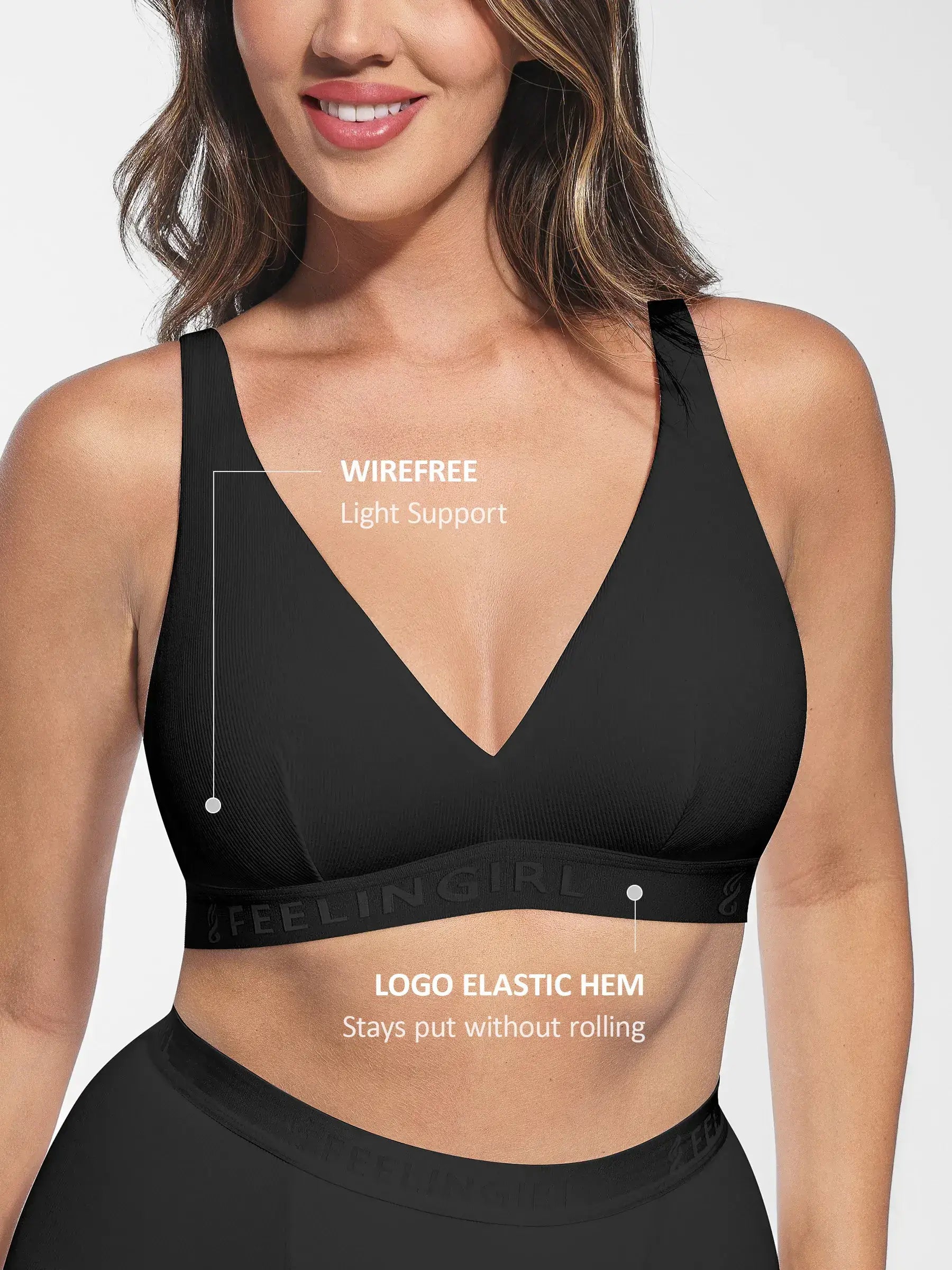 Neonwears FeelCozy No Underwire Light Support Modal Bra