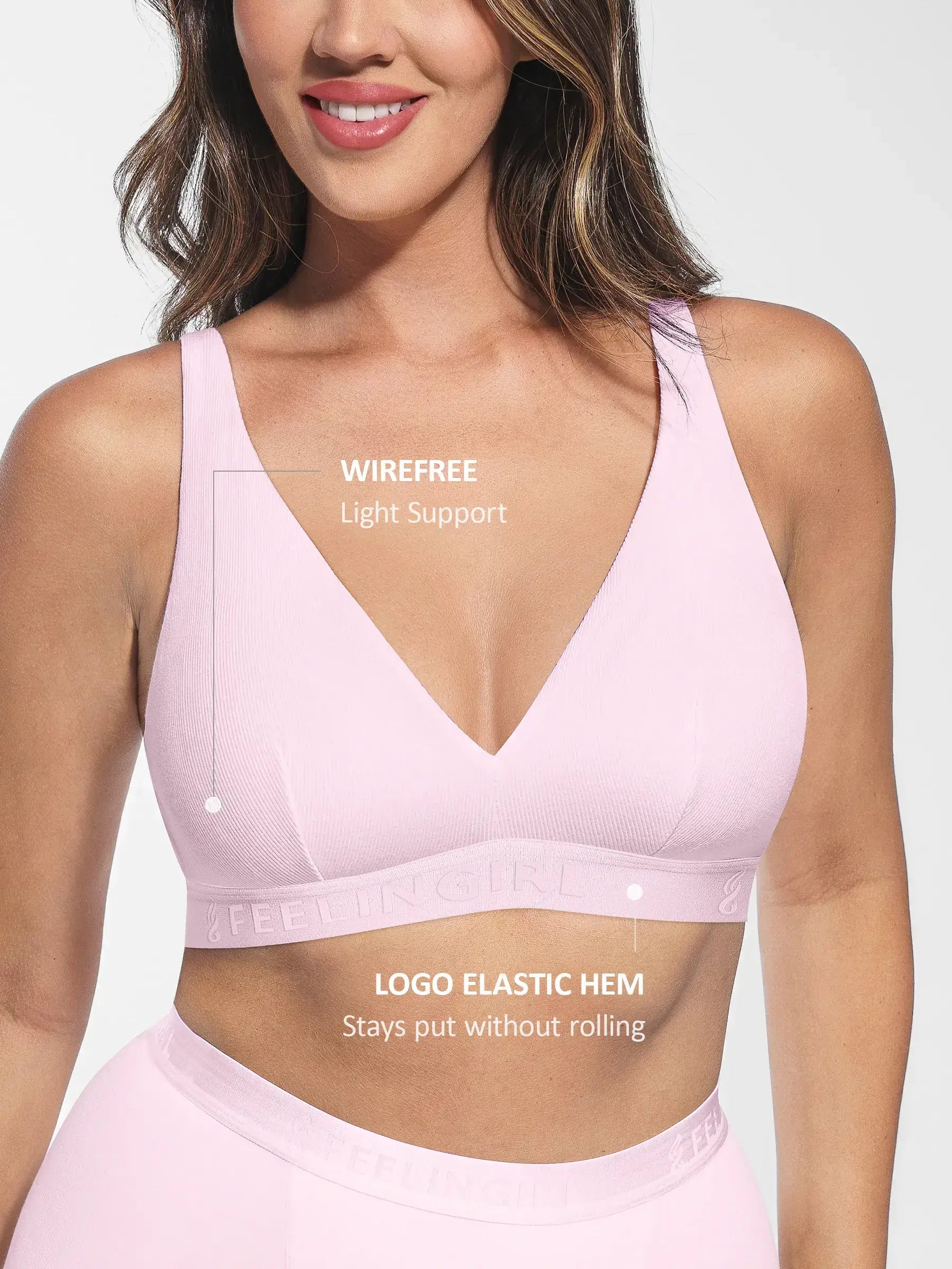 Neonwears FeelCozy No Underwire Light Support Modal Bra