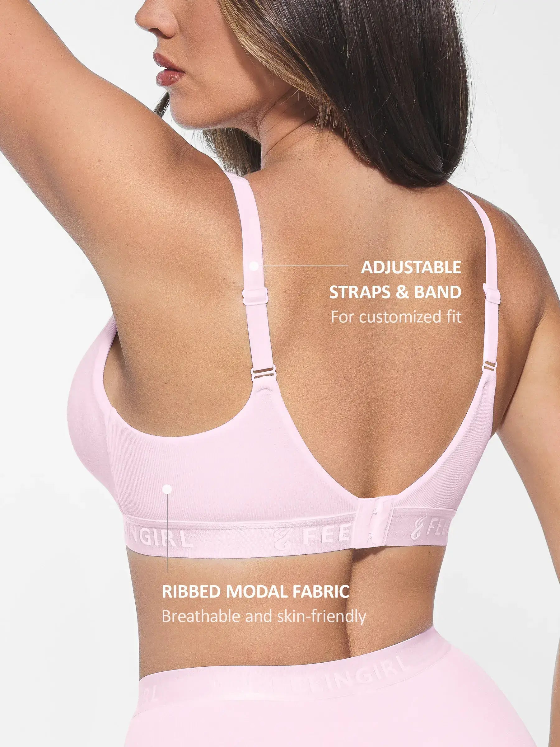 Neonwears FeelCozy No Underwire Light Support Modal Bra
