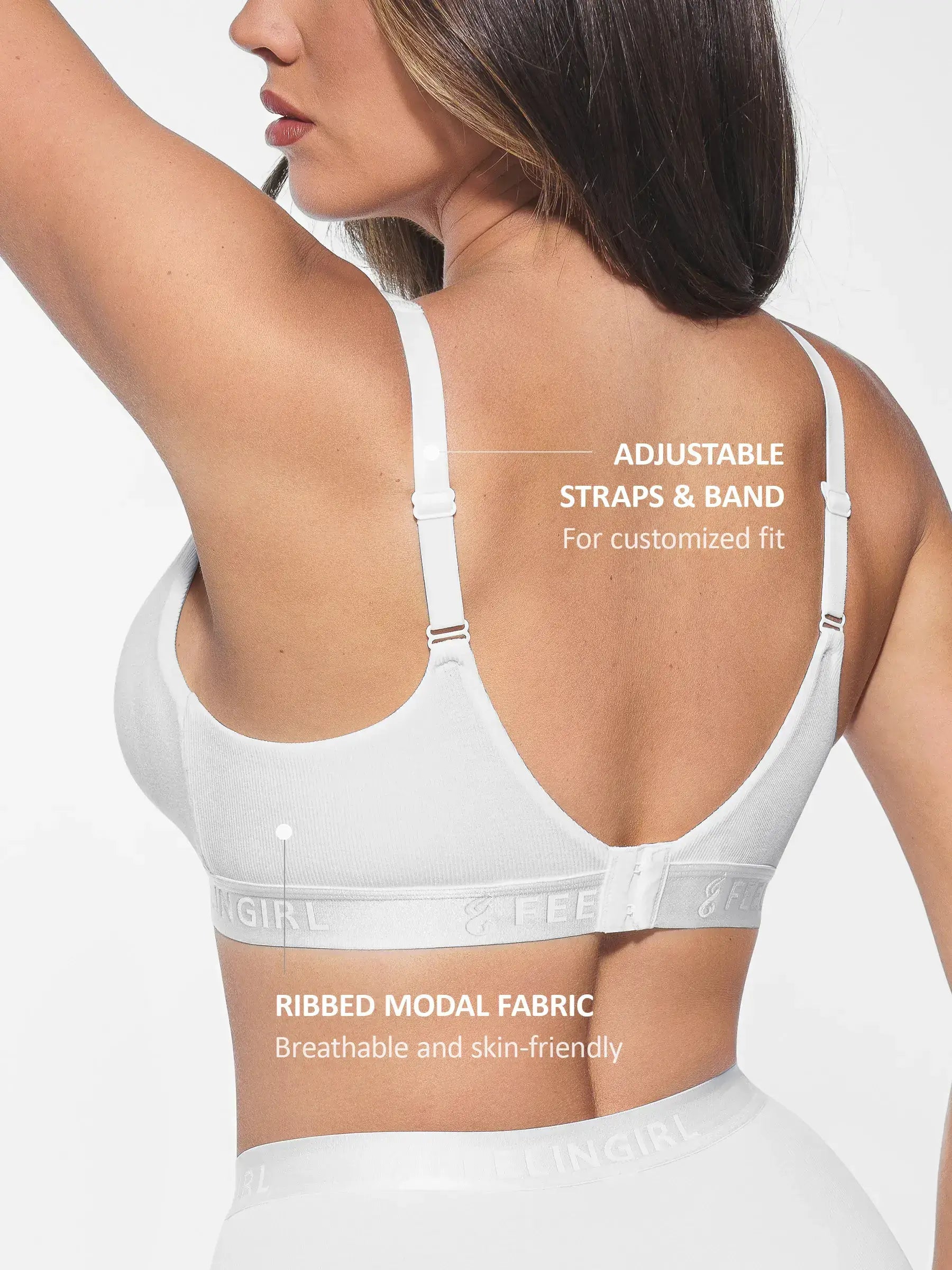 Neonwears FeelCozy No Underwire Light Support Modal Bra