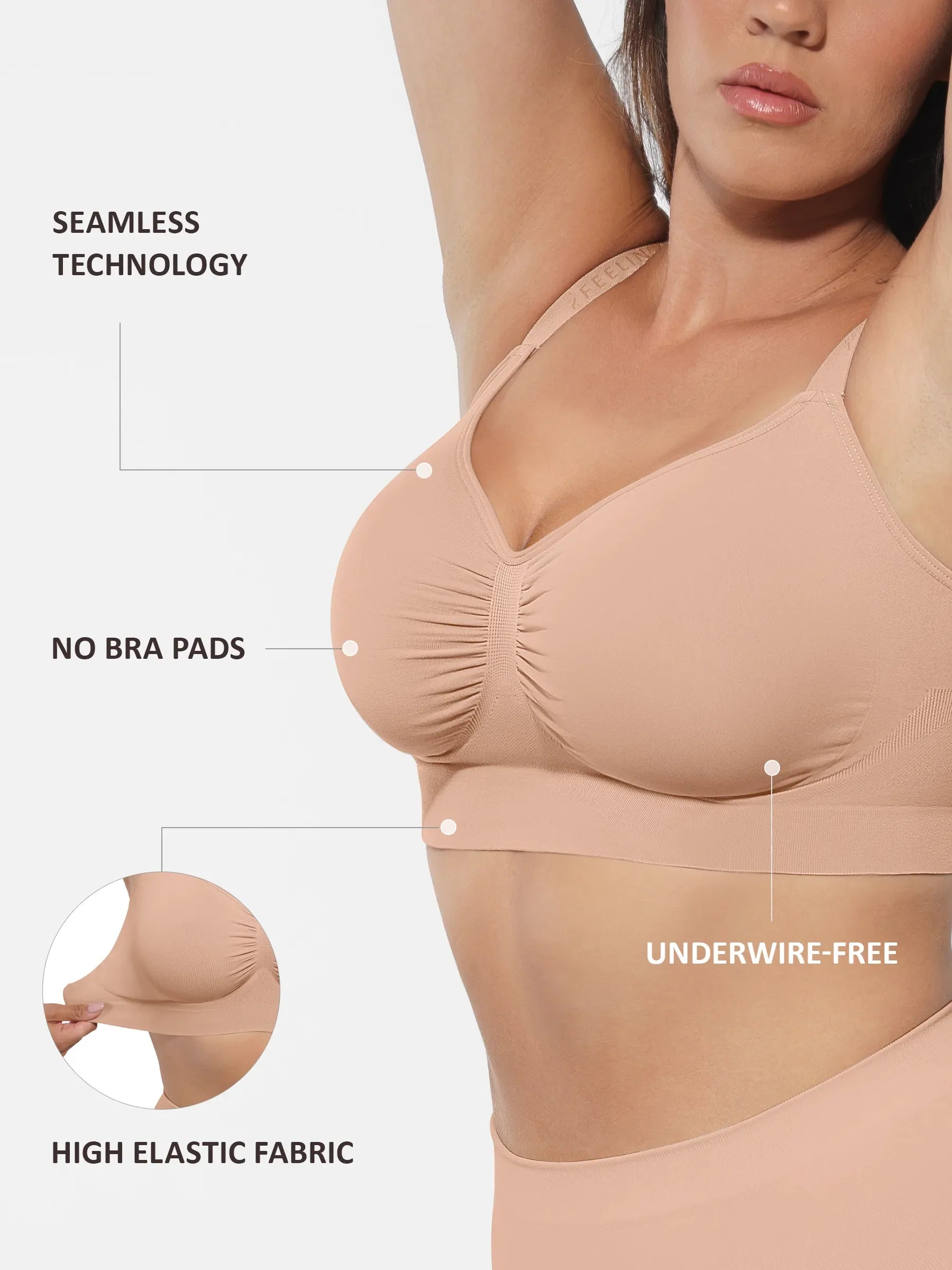 Neonwears Seamless Wireless Bra
