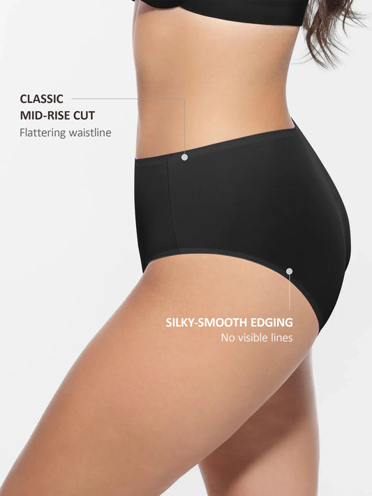 Neonwears Cloud-Like Mid-Waist Brief Panties
