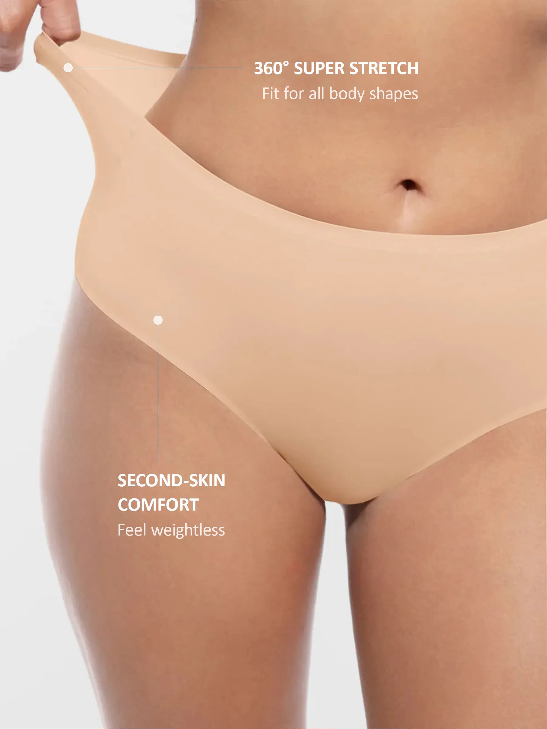 Neonwears Cloud-Like Mid-Waist Brief Panties