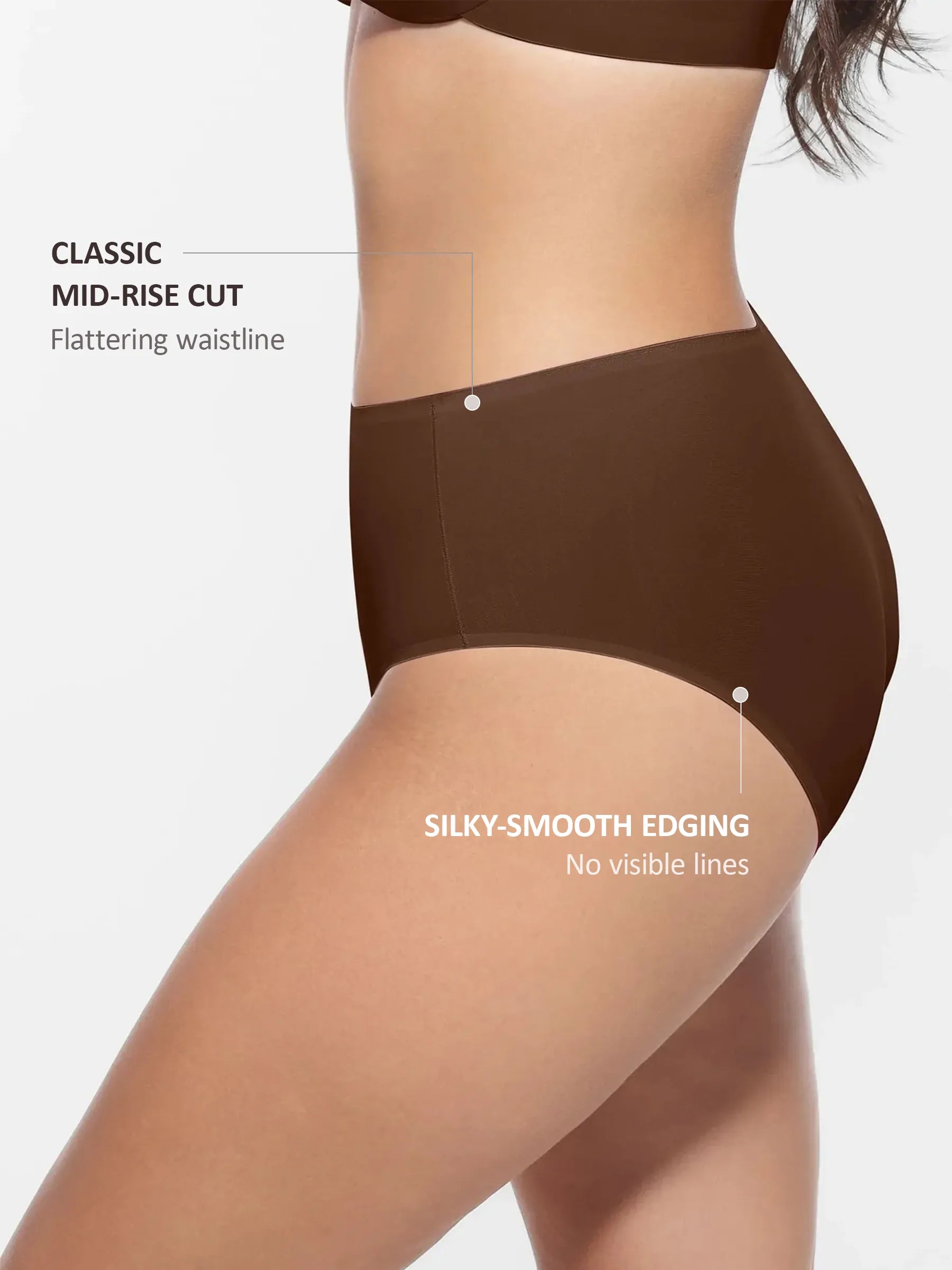 Neonwears Cloud-Like Mid-Waist Brief Panties