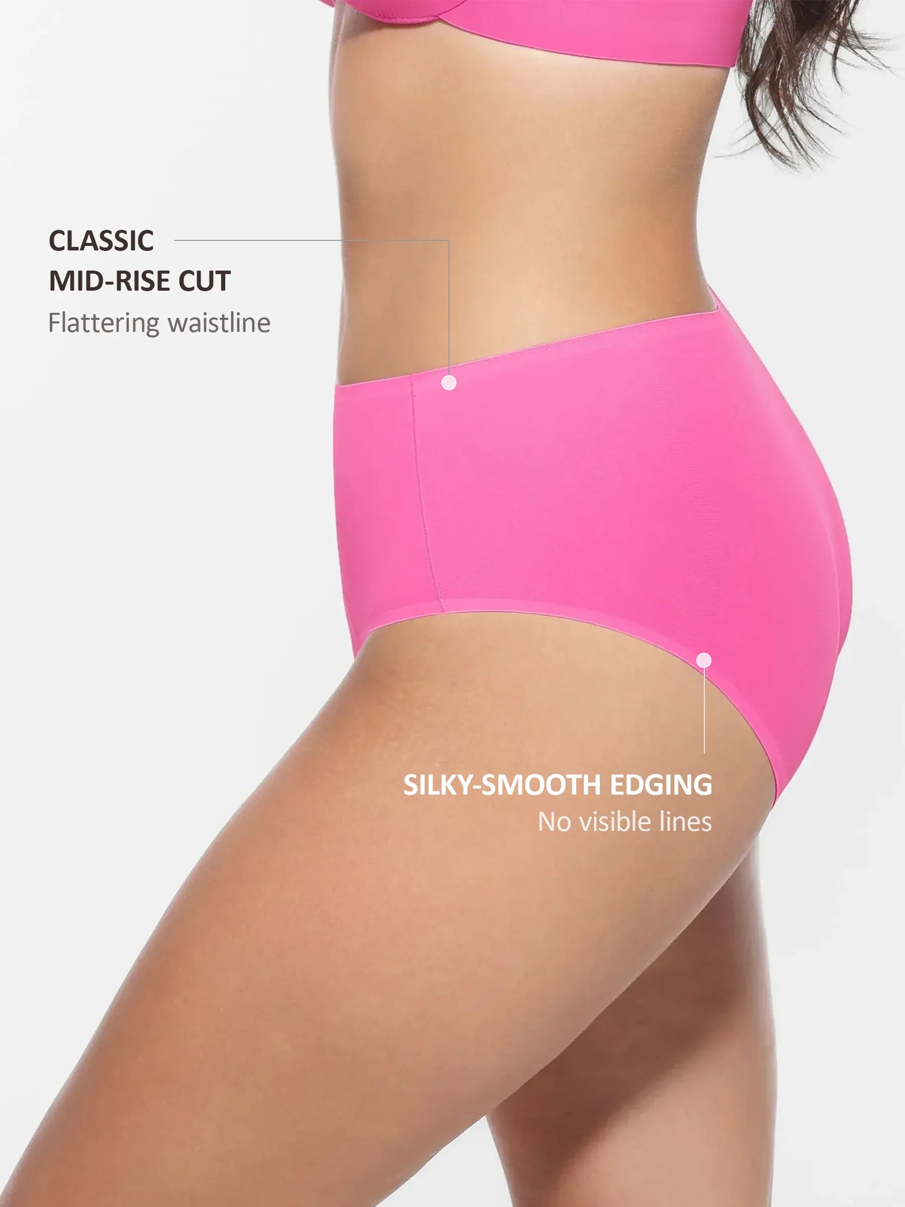 Neonwears Cloud-Like Mid-Waist Brief Panties