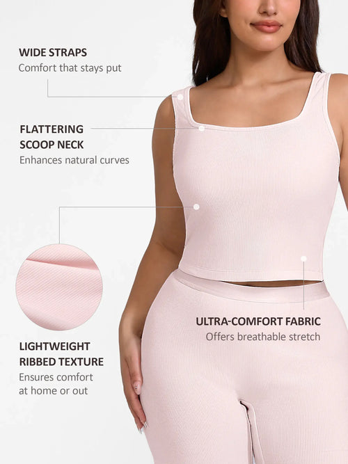Neonwears Breathable Ribbed Sleeveless Tank Top
