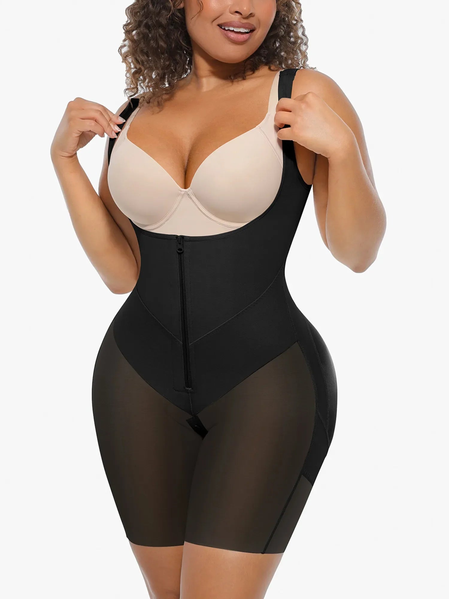 Neonwears Full-Coverage Chest Faja Tummy Control Butt Lift Bodysuit