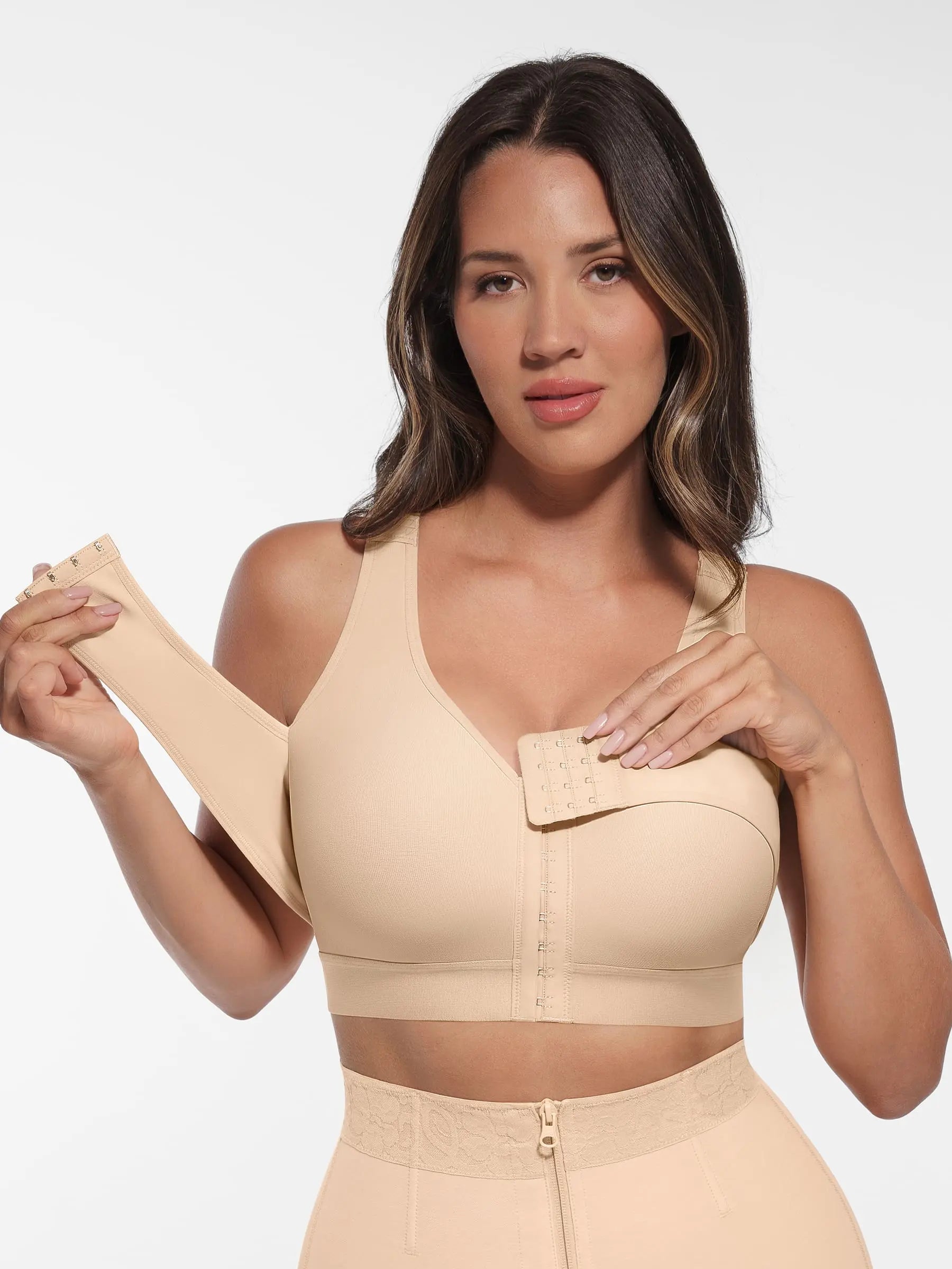 Neonwears Post-Surgical Full Coverage Bra With Support Band