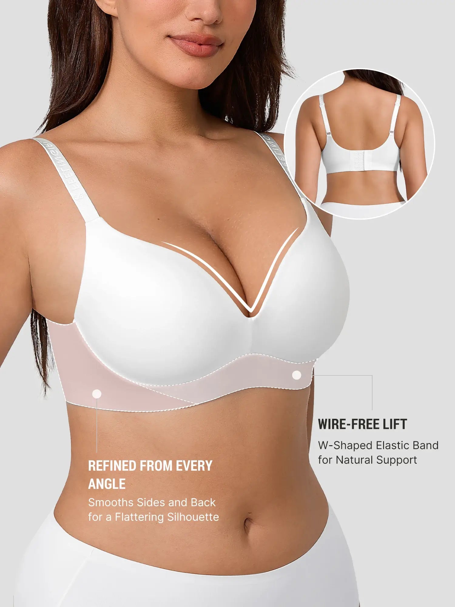 Neonwears Cloud Soft Wireless Bra Seamless Lift Support Everyday Wear